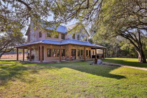 Riverfront Blanco Home with Shaded Porch and Hot Tub